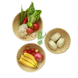 Meilleure vente Panier en bambou fait main Fruits légumes vente entière - Product Image 2