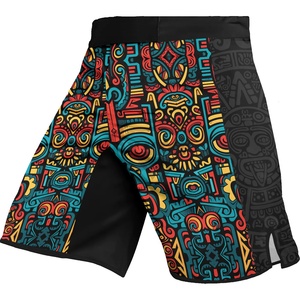 Shorts MMA de dernière génération en polyester, légers et durables, en spandex et polyester, personnalisés pour hommes - Product Image 2