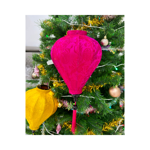 Vietnam Traditional Bamboo Silk Fabric Lanterns Festival <b>Hanging</b> Decorations Beautiful Bamboo Frame Other <b>Candle</b> Holders Lamps - Product Image 1