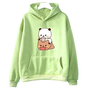 Sweats à capuche femmes sweats drôle Kawaii bulle thé à capuche unisexe Anime vêtements à manches longues pulls col rond hauts - Product Image 5