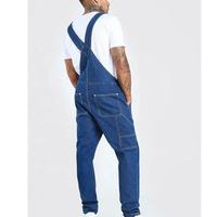 Salopette Pantalon Denim Jeans Bretelles Combinaison Pantalon Cargo Salopette Multi-poches Pour Hommes Jeans Denim Salopette Overas