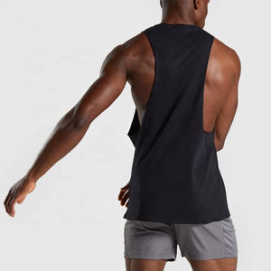 Camisa sin mangas de algodón Sando Camisetas interiores Muscle Tee deportes en blanco gimnasio ropa desgaste chaleco Fitness hombres Stringer Tank Top hombres - Product Image 2