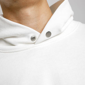 Sudadera con capucha de gran tamaño para hombre, sudadera de invierno bordada mezclada de algodón 100% de peso pesado, venta al por mayor - Product Image 4