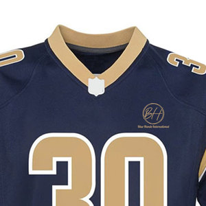 Vêtements de sport en gros, maillot de football américain uni, respirant et à séchage rapide - Product Image 6