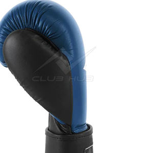 ถุงมือชกมวยหนังแท้สีพื้นปรับแต่งได้ ระบายความชื้น ทนทาน พร้อมเชือกผูกข้อมือ  สามารถใส่โลโก้ส่วนตัวได้-CLUBHUB INDUSTRIES - Product Image 3