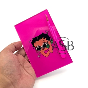 กระเบื้องขนตาปลอมสีชมพูเบ็ตตี้แบบกำหนดเองดีไซน์ใหม่ล่าสุด - Product Image 2
