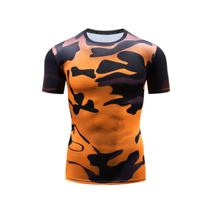 Long Sleeve Mens Sublimation Compression <b>Shirt</b> Rash Guard for BJJ Rash Guard MMA Workout Gym - Product Image 3