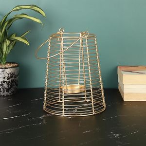 Caged Design Hot Sale Fancy Handmade Home Decorative Candle Holder Metal in Iron Candle <b>Stand</b> Hot Selling Candle <b>Tea</b> Light Pot - Product Image 2