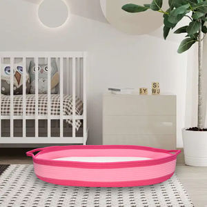 Handmade Baby Changing Bag Waterproof Covers Baby Changing <strong>Basket</strong> Soft Infant Blanket - Product Image 4