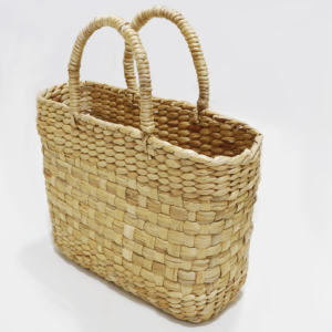 Artex Dong Thap Handwoven Water Hyacinth Bag with Handles - Product Image 4