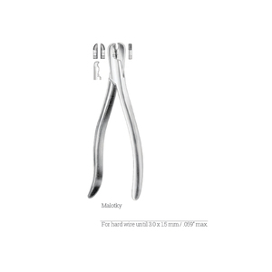 Produit très exigeant personnalisé en acier inoxydable fait d'instruments chirurgicaux fil dur flexion et coupe Malotky Forceps - Product Image 1