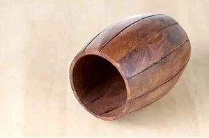 Jarrón de Madera Hecho a Mano al por Mayor, Jarrón Decorativo Asequible para Flores, para Uso en el Hogar y la Oficina - Product Image 2