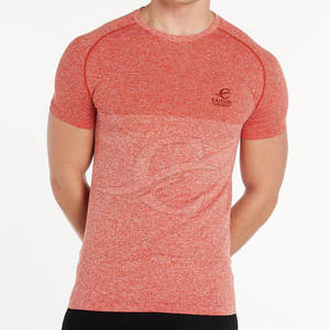 Camiseta de gimnasio de verano hecha a medida para hombre, ropa deportiva lisa de manga corta de punto de poliéster/algodón de secado rápido de 220 gramos - Product Image 2