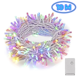 10 Metri di Catena Luminosa LED RGB con Corpo in Plastica, Illuminazione Magica per Ambienti - Product Image 3