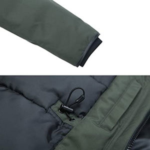 Chaquetas Parka de Invierno para Hombre con Logotipo Personalizado, Ecológicas, Transpirables, de Lana/Cuero, Alta Calidad, Elegantes, Venta al Por Mayor OEM - Product Image 6