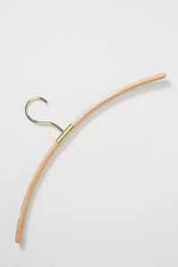 Luxury Wooden Garment Hanger Eco-Friendly Smooth Beech Wood with Wide Shoulders and Metal <b>Hook</b> for Elegant Wardrobe Organization - Product Image 2
