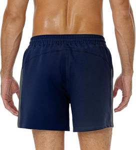 Shorts de Playa al por Mayor, Shorts Deportivos de Poliéster para Hombre, Shorts de Baño para Hombre, Logotipo Personalizado Bordado - Product Image 3