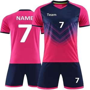 Ensemble de maillots de football sportifs sur mesure, coupe ajustée, vente en gros, fabricant d'uniformes de football, kits à porter - Product Image 4