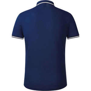 เสื้อโปโลผู้ชายผ้าฝ้าย100% เทอร์รี่180กรัมเสื้อลำลองสีพื้นแห้งเร็วระบายอากาศได้ดีแขนสั้นเป็นทางการออกแบบได้ตามต้องการ - Product Image 5