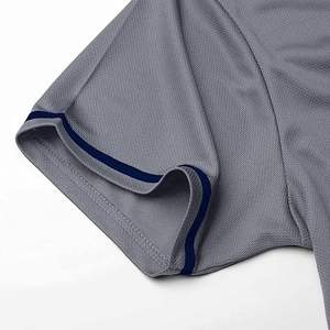 Maillot d'équipe de baseball à manches courtes pour hommes, maillot boutonné uni pour vêtements de softball - Product Image 5