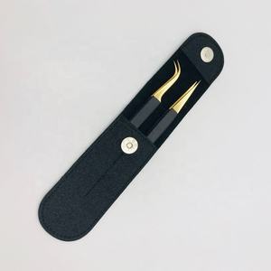 แหนบต่อขนตาปลอมสีดำทอง - Product Image 5