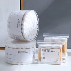 Hisopos de Algodón Q-tips Tamaño Viaje para Bebés y Belleza, 100% Algodón ORGÁNICO, 30 Unidades - Product Image 3