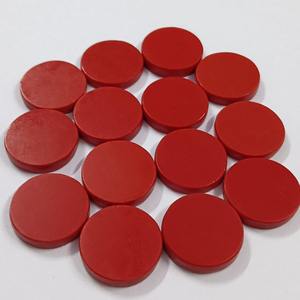 เหรียญแจสเปอร์สีแดงทรงกลม10มม. 1000ชิ้นสำหรับทำหัตถกรรมและเครื่องประดับ - Product Image 1