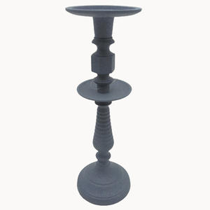 Portavelas de aluminio más vendido latón sucio decoración de boda de Navidad soporte de luz en T volumen artesanías - Product Image 4