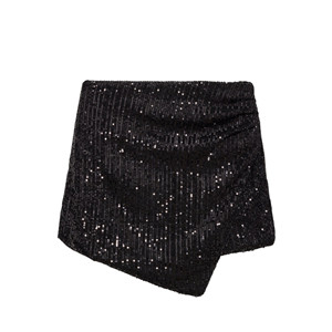 Mini <b>Sequin</b> <b>Skirt</b> with Slit - Product Image 1
