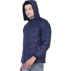 Venta al por mayor por encargo de los hombres de alta calidad de lona chaqueta de bombardero estilo de la calle con el logotipo de ropa de invierno de Pakistán - Product Image 4