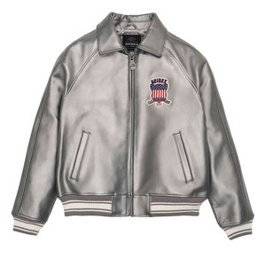 Chaquetas Avirex de cuero genuino para hombre, diseño de nueva llegada, chaquetas Avirex de cuero PU de fabricante al por mayor para hombre - Product Image 1