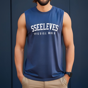 ถังผ้าฝ้าย100% น้ำหนักเบาสำหรับผู้ชายและผู้หญิงผ้าถักสำหรับโรงยิมและชุดกีฬาลำลองมีตัวเลือก OEM/ODM - Product Image 3