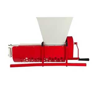 Small Farm / Home Use Grape Processing Machinery Crusher & Destemmer Manual Type Grape Crushing Machine