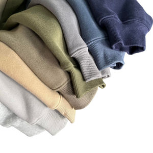 Sur mesure, 100% coton, molleton épais et lourd, uni, brodé, anti-plis, qualité supérieure, chaud, doux, confortable, surdimensionné - Product Image 4