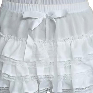 กางเกงขาสั้นมีระบายสำหรับผู้หญิงทำจากวัสดุที่ดีที่สุดน้ำหนักเบาดีไซน์โลโก้ของคุณเอง - Product Image 6