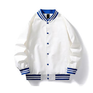 Custom University Versity Jacket Manufacturer High Quality Custom Street Wear Logo Patch Baseball Jacket - Product Image 3