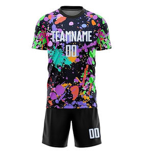 Best Material Comfortable Breathable Uniform Adults Automated cutting Shirts & <b>Tops</b> Soccer Wear Soccer Jersey <b>Football</b> Jersey - Product Image 3