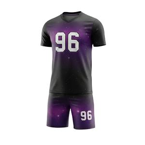Ensemble de maillots de football personnalisés avec logo par sublimation, séchage rapide, respirant, kits d'entraînement de football, vêtements d'équipe en gros, vêtements de sport - Product Image 2