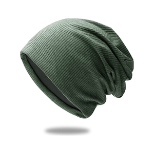 Bonnet de broderie 3D de couleur unie à la mode pour hommes, personnalisé et chaud, couvre-chef tricoté - Product Image 6