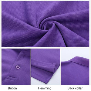 2025 última camiseta Polo de algodón de 200gsm para hombre, camiseta Polo con logotipo bordado personalizado para hombre, camisetas Polo de Golf - Product Image 6