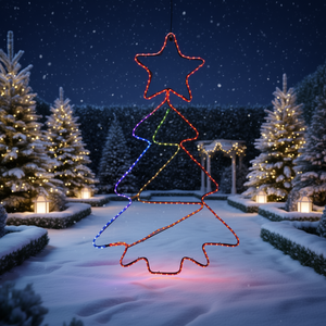 Luces LED Pre-Qu' Italia Light Tree Games 216 RGB IP44 D4090, 78 cm de Alto, 50 cm de Ancho, para Decoraciones Navideñas - Product Image 3