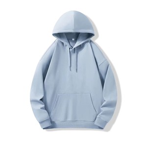 Sweat à capuche personnalisé en polyester/coton avec impression par sublimation pour homme, vêtement d'hiver de haute qualité avec poche et logo personnalisé, modèle 2025 - Product Image 2