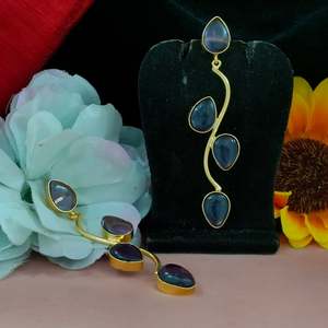 ต่างหูโทนสีเงินหรูหราร่วมสมัยสไตล์คลาสสิกหรูหราสร้างขึ้นโดยผู้นำเทรนด์ - Product Image 5