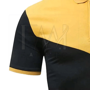 Cómodo 100% algodón para hombres, camisetas de polo, camisetas lisas de verano personalizables con logotipo de marca, tela de lona comprimida - Product Image 3