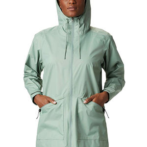 Customized Solid Color Windbreaker Long Sleeve Casual Outdoor Hiking Jacket <b>with</b> <b>Hood</b> Waterproof and Logo Printing <b>Raincoat</b> - Product Image 3