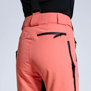 Pantalons de ski personnalisés OEM pour femmes pantalons d'hiver isolés en plein air, imperméables et coupe-vent avec option de marque - Product Image 2