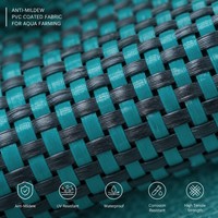 Rouleaux de bâche en PVC enduit de vinyle anti-moisissure pour l'aquaculture et l'agriculture