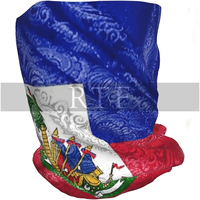 Mignon Haïti Drapeau Multifonction Bonnet Chapeau Haïtien Mode Écharpe Doux Stretch Crâne Cap Chapeaux pour Hommes et Femmes par Raw to Fine