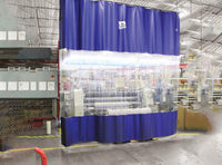 Rideau en PVC transparent, panneau clair, rideau de séparation industriel pour lavage de voitures, rideau en vinyle imperméable pour terrasse et usage extérieur