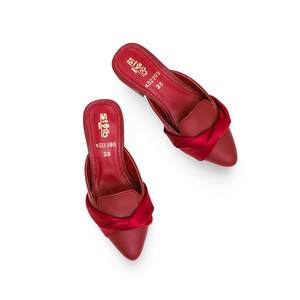 Maroon Filles Formal Flats KD2295 Slip Ons chaussures - Product Image 1